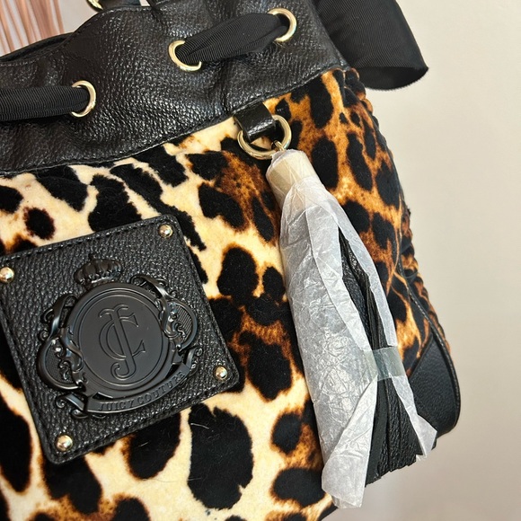 Juicy Couture DayDreamer Bag in Animal print Velour - Picture 4 of 15
